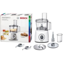 Robot multifonctions BOSCH MultiTalent3 MCM3100W – plus de  20 fonctions – 80...