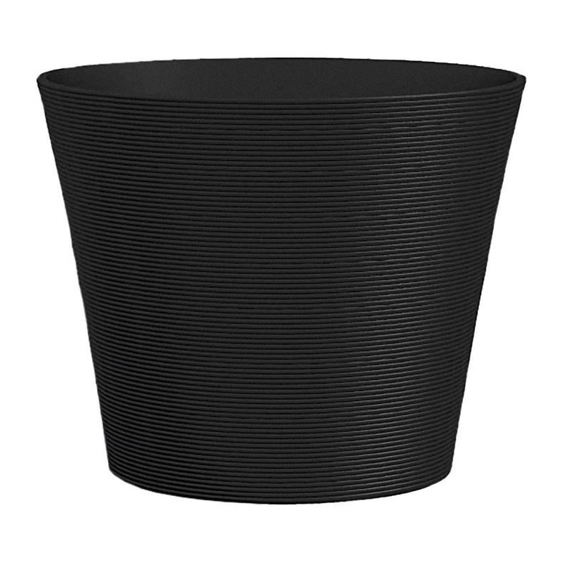 Pot de fleurs - GARDEN ID - Green Care Sense Noir-Anthracite - 50 x 41 cm - G...