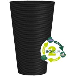 Pot de fleurs haut - GARDEN ID - Green Care Sense Haut Noir-Anthr. - 55 cm - ...