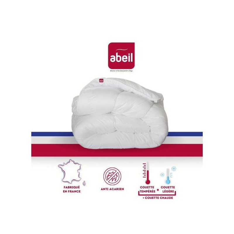 ABEIL Couette 4 Saisons ANTI-ACARIENS 220x240cm