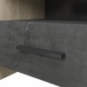 DEMEYERE Table de chevet 1 tiroir - Décor Chene Kronberg - L 49,6 x P 36,3 x ...