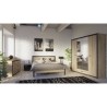 DEMEYERE Table de chevet 1 tiroir - Décor Chene Kronberg - L 49,6 x P 36,3 x ...