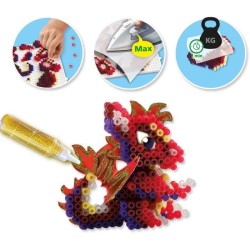 Perles a repasser - Dragons - SES Creative - Beedz - Activité