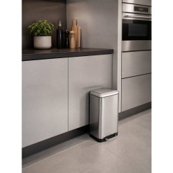 KITCHEN MOVE Poubelle a pédale GREENWICH - 30L - Inox