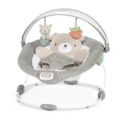 INGENUITY Transat bébé confort Petit Ourson, Arche d'éveil lumineuse, Coussin...