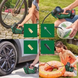 Compresseur sans-fil BOSCH UniversalPump 18V - pour gonfler pneus (voiture vé...