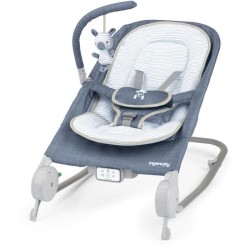 INGENUITY Transat a bascule bébé, massage ventre, Chambray, cadeau bébé, Plia...