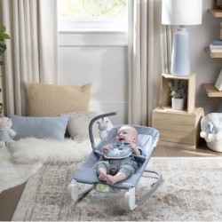 INGENUITY Transat a bascule bébé, massage ventre, Chambray, cadeau bébé, Plia...