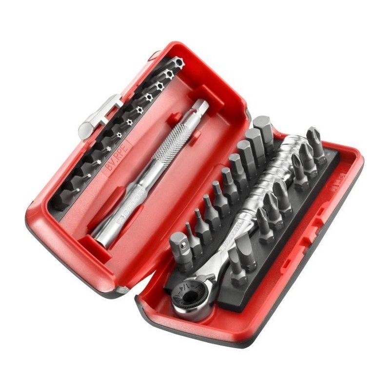 Coffret d'embouts 1/4'' - FACOM - R.PEJ31PB - 31 pieces