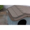 KERBL Niche extérieure en plastique pour chats ou chien Taille M -  75 x 59 x...
