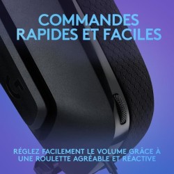 Casque gamer - Filaire - Logitech G - G335 - PS5, PS4, Xbox, Switch, PC - Noir