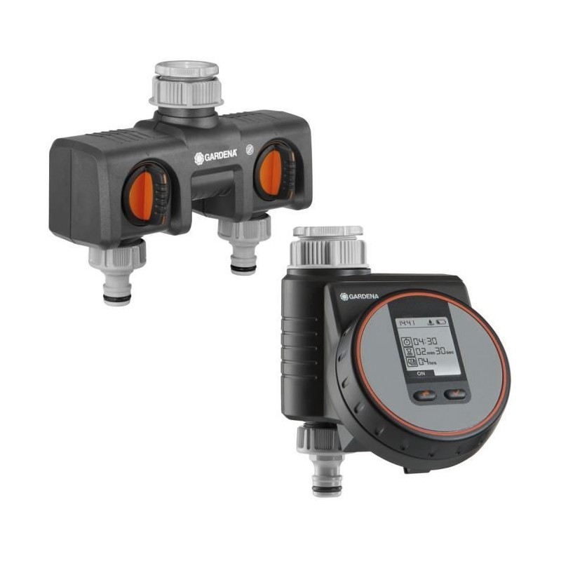 Kit programmateur - GARDENA - Flex 1890 + Selecteur 2 circuits 8193 - Arrosag...
