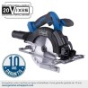 Scie circulaire sans fil C-HCS165-X - lame 165mm coupe max 53mm a 90° - SCHEP...