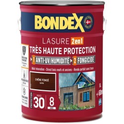 BONDEX - Lasure 8 ans - Indice 30 - Chene Foncé - Satin - 5L