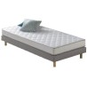 Matelas 90x190 cm - Mousse - Ferme 14 cm - 5 zones de confort - DEKO DREAM Ha...