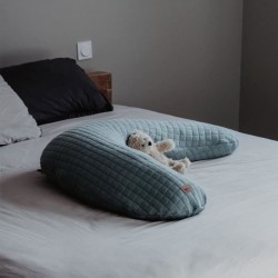 BÉABA - Big Flopsy™ - Coussin de grossesse et d'allaitement - Fleur de coton ...