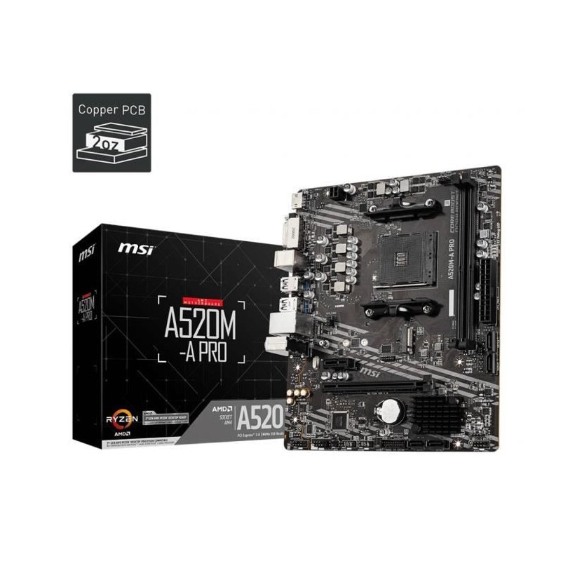 Carte Mere - MSI - A520M-A PRO - (911-7C96-020)