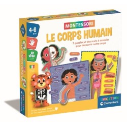 Montessori - Clementoni - Le Corps Humain - Jeu éducatif pour
