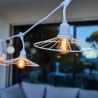 Guirlande lumineuse extérieur - LUMISKY - CHIC WHITE LIGHT - 6 m - 10 ampoule...