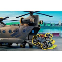 PLAYMOBIL 71149 Hélicoptere de transport des forces spéciales, Les policiers,...