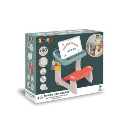 Bureau Petit Ecolier - Smoby - 80 Accessoires Inclus - Vert - 63 X 69 X 58 - ...