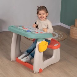 Bureau Petit Ecolier - Smoby - 80 Accessoires Inclus - Vert - 63 X 69 X 58 - ...