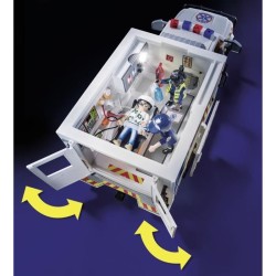 PLAYMOBIL 70936 Ambulance américaine avec secouristes et blessé, City Action,...