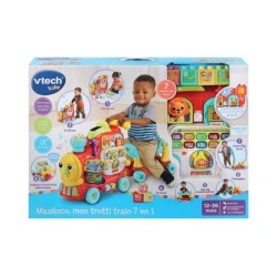 Porteur Maxiloco Mon Trotti Train 7 En 1 - VTECH BABY - Rouge -