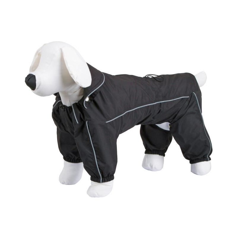 KERBL Manteau de pluie impérméable Manchester XS - 30cm pour chien - Noir