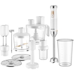 Mixeur plongeant 10 en 1 - SENCOR - SHB 6551WH - 1500 W - Technologie TITANIU...