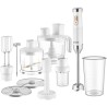 Mixeur plongeant 10 en 1 - SENCOR - SHB 6551WH - 1500 W - Technologie TITANIU...