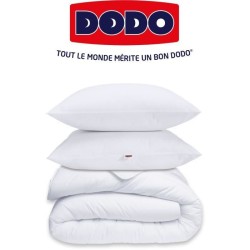 Pack couette 220x240 cm + 2 oreillers 60x60 cm + 2 proteges oreillers 60x60 c...
