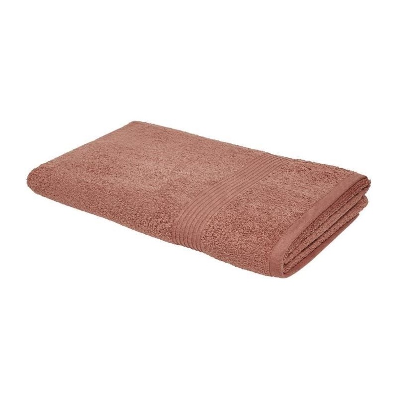 TODAY Essential - Maxi drap de bain 90x150 cm 100% Coton coloris terracotta