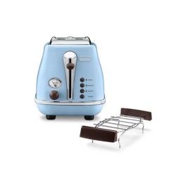 Grille Pain Icona Vintage - DELONGHI CTOV 2103.AZ - 2 fentes - 6