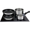 Batterie de cuisine Arthur Martin AM2493 8 pieces - Acier Inoxydable - Poigné...