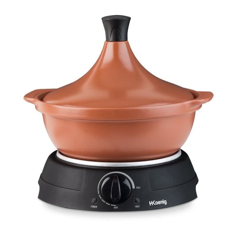 Tajine électrique HKoeNIG - TAJ3 - Capacité 3L - Température réglable - 600W