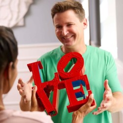 LEGO Art 31214 LOVE - Set de construction pour adultes - Décoration et cadeau...