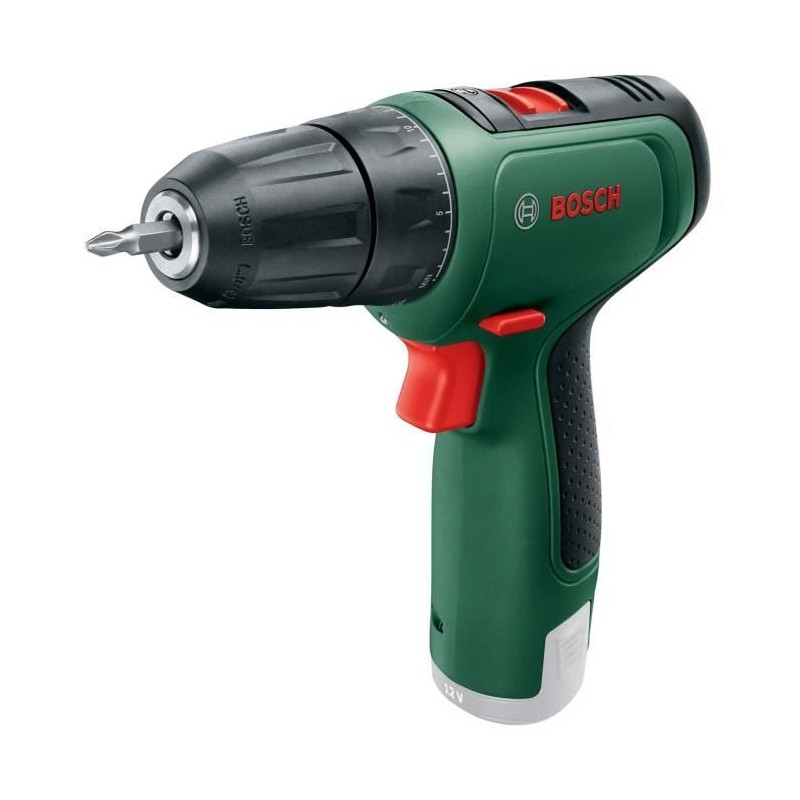 Perceuse-visseuse sans-fil Bosch - EasyDrill 1200 - Bois - 12V - 10mm - 2 vit...