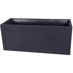 Jardiniere - EDA - Graphit - 98 L - 99,5 x 39 x H. 43 cm -Gris Anthracite