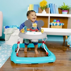 DISNEY BABY - MICKEY - Trotteur bébé évolutif et pliable 2-en-1 Jouet d'éveil...