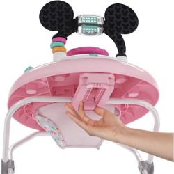 DISNEY BABY -MINNIE-Trotteur bébé fille évolutif et pliable 2-en-1  Avec joue...