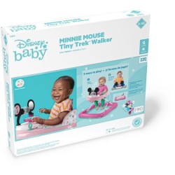 DISNEY BABY -MINNIE-Trotteur bébé fille évolutif et pliable 2-en-1  Avec joue...