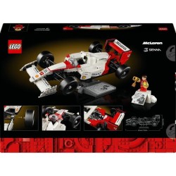 LEGO Icons 10330 McLaren MP4/4 et Ayrton Senna, Set Modele Réduit de Voiture ...
