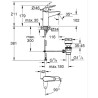 Mitigeur monocommande lavabo - GROHE Swift - 24328001 - Chromé - Taille M - O...
