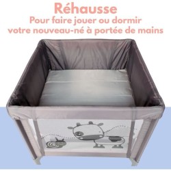 BAMBISOL - Parc/Berceau Bébé Pliant 90x90cm avec 2 Niveaux de Couchage - Sac ...