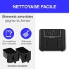 Airfryer Friteuse a Air Sans huile CONTINENTAL EDISON - CERFRSH24002CB - 9 L ...