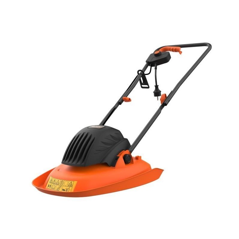 Tondeuse électrique sur coussin filaire - BLACK&DECKER - BEMWH551-QS - 1200W ...