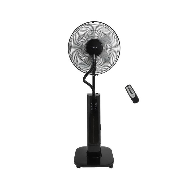 OCEANIC Ventilateur brumisateur sur pied 2 en 1- Ø44 cm - 70 W - 2 L - Téléco...