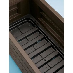STEFANPLAST bac a fleur/Jardiniere avec treillis - ITALIA FLOWER BOX - Finiti...