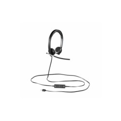 Casque - Filaire - Logitech - H650E - USB - Micro stéréo - Noir